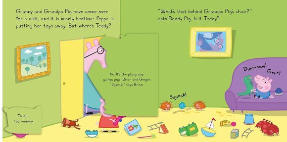 Peppa Pig: Find Teddy Before Bedtime: A lift-the-flap book - Image 3