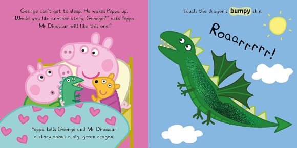 Peppa Pig: Peppa's Magical Creatures: A touch-and-feel playbook Hardcover – Touch & Feel - Image 3